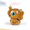 Miniatura de Sândalo Vermelho: Elefante Protetor Red Sandalwood Mini Elephant Decoration