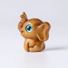 Miniatura de Sândalo Vermelho: Elefante Protetor Red Sandalwood Mini Elephant Decoration