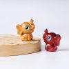 Miniatura de Sândalo Vermelho: Elefante Protetor Red Sandalwood Mini Elephant Decoration