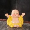 Figura de Buda Ríe de Resina con Cambio de Color Resin Color Changing Laughing Buddha Figurine