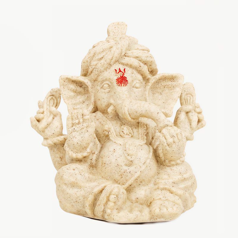 Estatua de Elefante Ganesh Ganpati de Resina Resin Ganesh Ganpati Elephant Statue