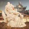 Estatua de Elefante Ganesh Ganpati de Resina Resin Ganesh Ganpati Elephant Statue