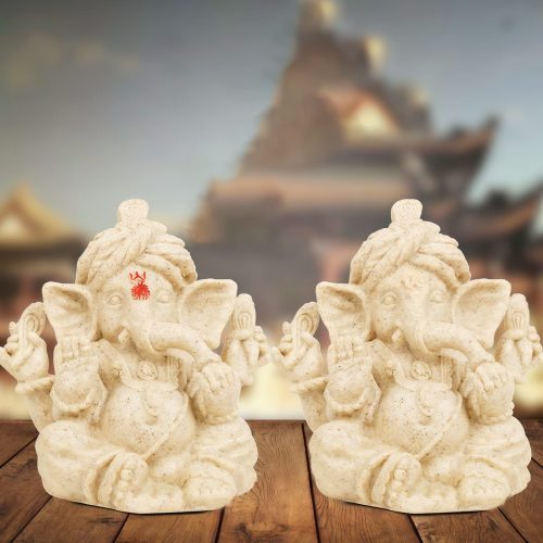 Estatua de Elefante Ganesh Ganpati de Resina Estatua de Elefante Ganesh Ganpati de Resina