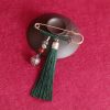 Broche de Borlas con Campana de Cobre Retro Retro Copper Bell Tassels Brooch