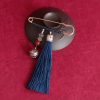 Broche de Borlas con Campana de Cobre Retro Retro Copper Bell Tassels Brooch