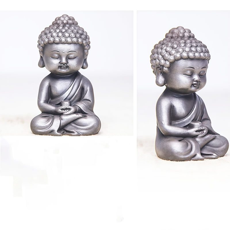 鉄粉錆仕上げレジン製 地蔵菩薩 観音菩薩 釈迦如来像 Rust Cast Resin Ksitigarbha Guanyin Statue