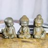 鉄粉錆仕上げレジン製 地蔵菩薩 観音菩薩 釈迦如来像 Rust Cast Resin Ksitigarbha Guanyin Statue