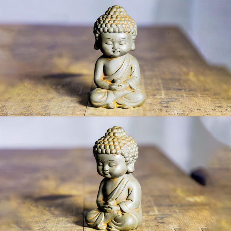 鉄粉錆仕上げレジン製 地蔵菩薩 観音菩薩 釈迦如来像 Rust Cast Resin Ksitigarbha Guanyin Statue