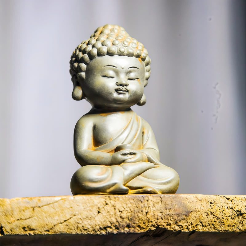 鉄粉錆仕上げレジン製 地蔵菩薩 観音菩薩 釈迦如来像 Rust Cast Resin Ksitigarbha Guanyin Statue