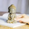 鉄粉錆仕上げレジン製 地蔵菩薩 観音菩薩 釈迦如来像 Rust Cast Resin Ksitigarbha Guanyin Statue