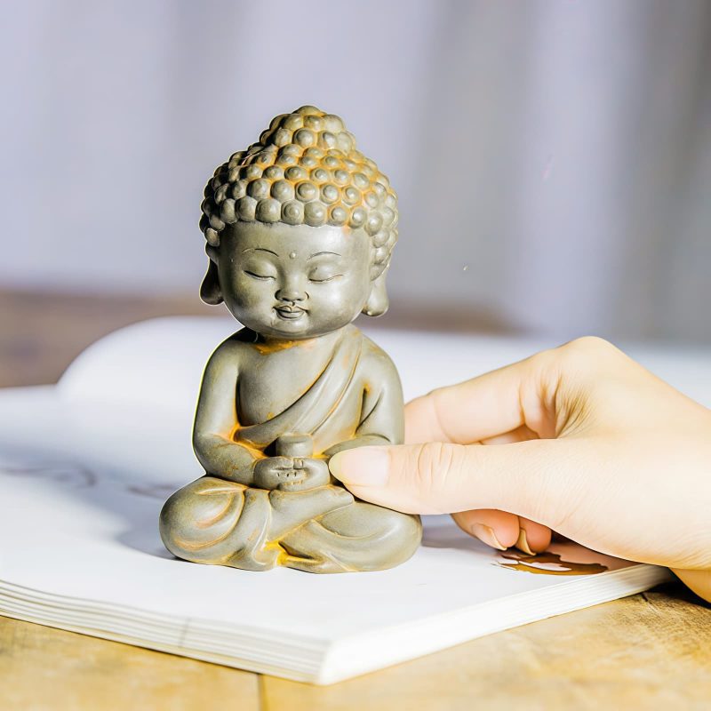 鉄粉錆仕上げレジン製 地蔵菩薩 観音菩薩 釈迦如来像 Rust Cast Resin Ksitigarbha Guanyin Statue