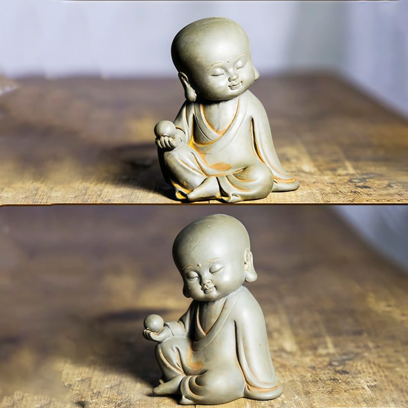 鉄粉錆仕上げレジン製 地蔵菩薩 観音菩薩 釈迦如来像 Rust Cast Resin Ksitigarbha Guanyin Statue