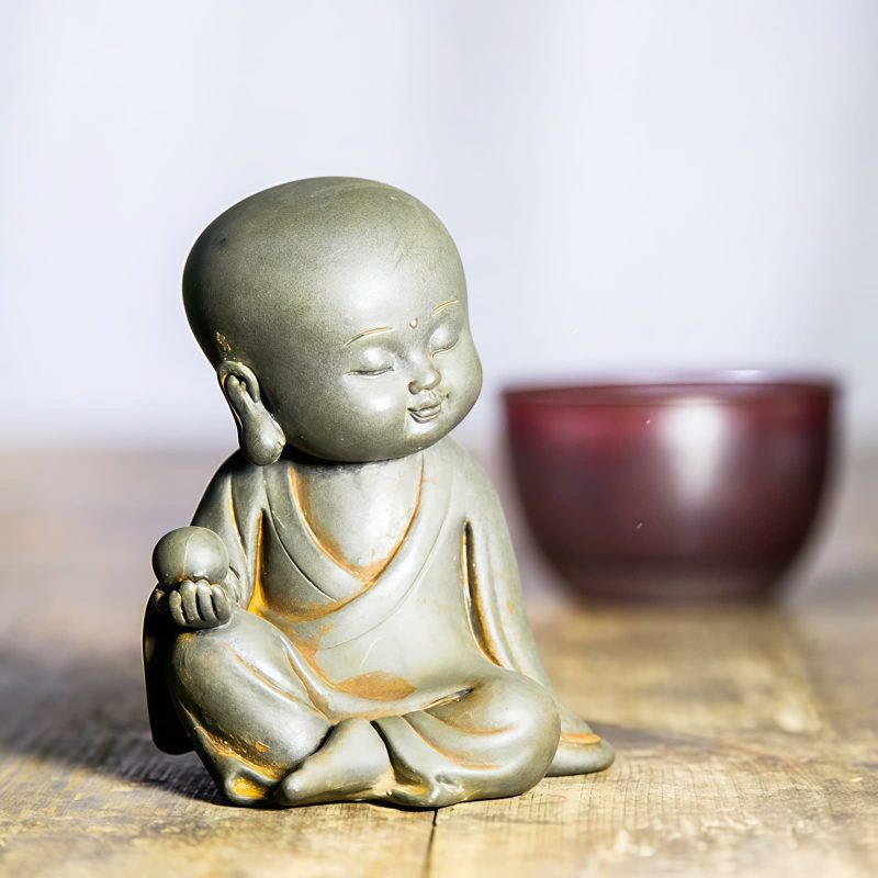 鉄粉錆仕上げレジン製 地蔵菩薩 観音菩薩 釈迦如来像 Rust Cast Resin Ksitigarbha Guanyin Statue