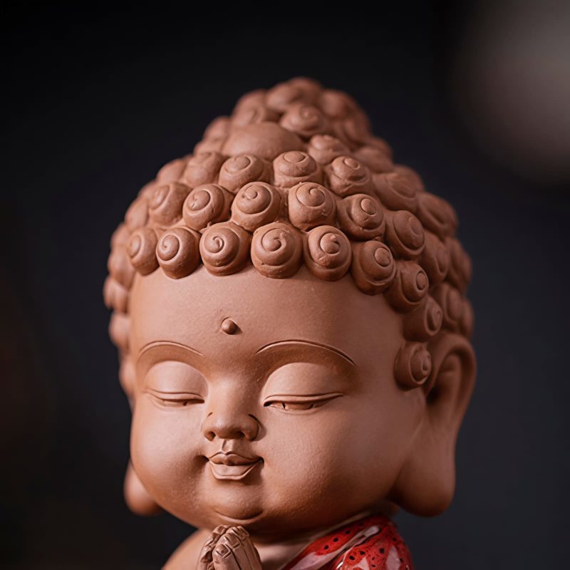Decoración de escritorio de Buda de cerámica Serenity Serenity Ceramic Buddha Desk Decoration