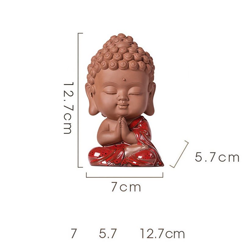 Decoración de escritorio de Buda de cerámica Serenity Serenity Ceramic Buddha Desk Decoration