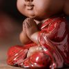 Decoración de escritorio de Buda de cerámica Serenity Serenity Ceramic Buddha Desk Decoration