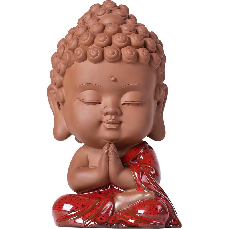 Decoración de escritorio de Buda de cerámica Serenity Serenity Ceramic Buddha Desk Decoration