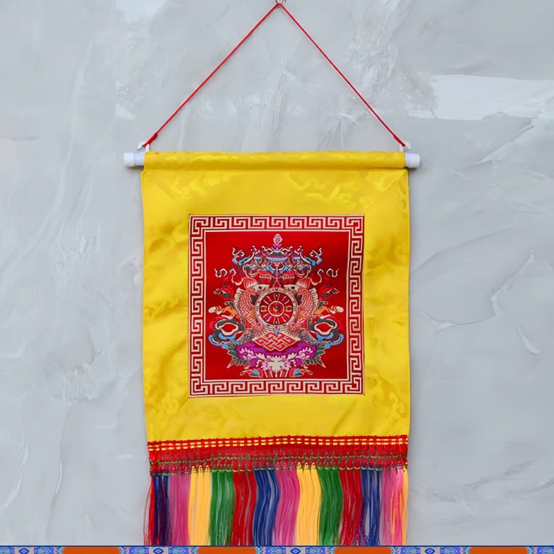 Arte de Pared Vajra de Poder Espiritual Spiritual Power Vajra Wall Art