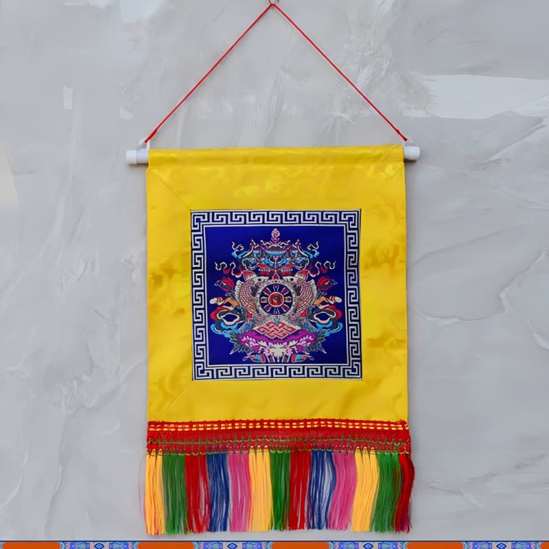 Arte de Pared Vajra de Poder Espiritual Spiritual Power Vajra Wall Art