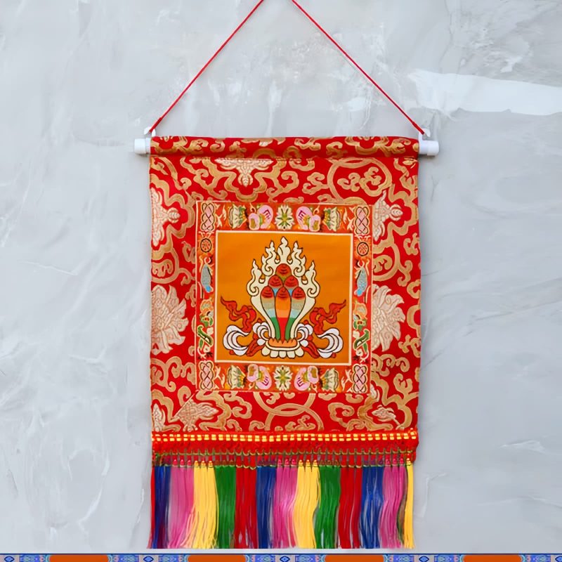 Arte de Pared Vajra de Poder Espiritual Spiritual Power Vajra Wall Art