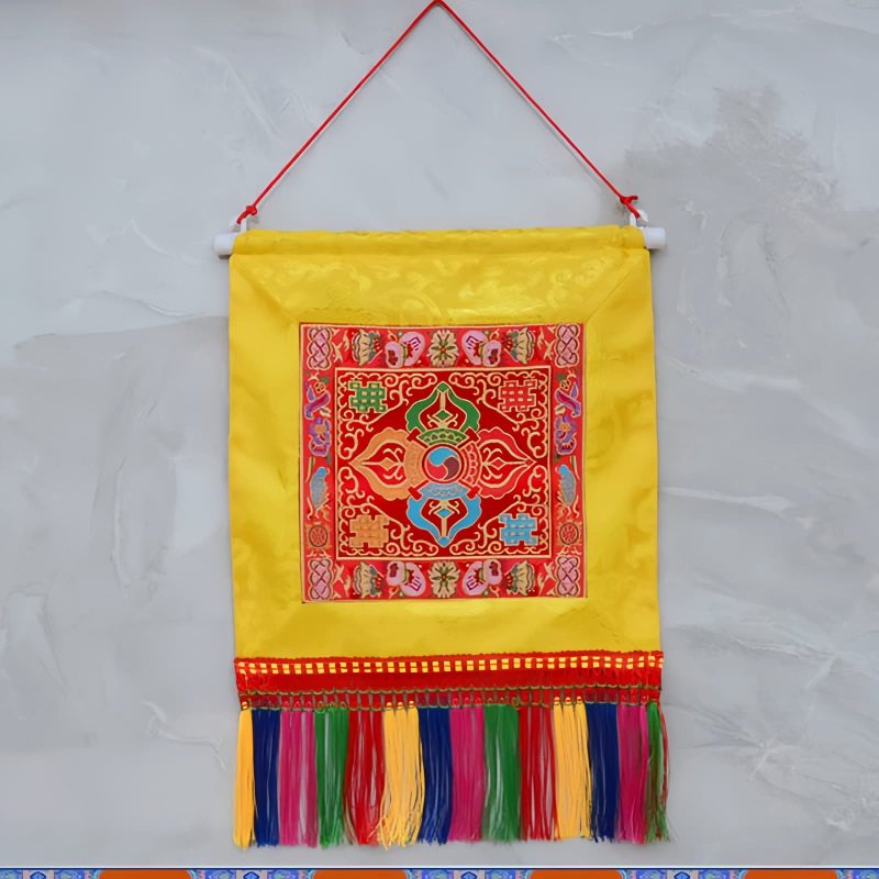 Arte de Pared Vajra de Poder Espiritual Spiritual Power Vajra Wall Art