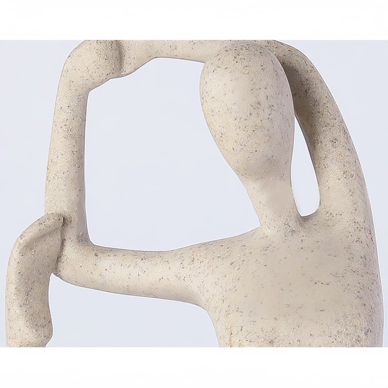 Figura de Yoga de Resina Espiritual Spiritual Resin Yoga Figurine Sculpture