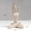 Figura de Yoga de Resina Espiritual Spiritual Resin Yoga Figurine Sculpture