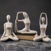 Figura de Yoga de Resina Espiritual Spiritual Resin Yoga Figurine Sculpture