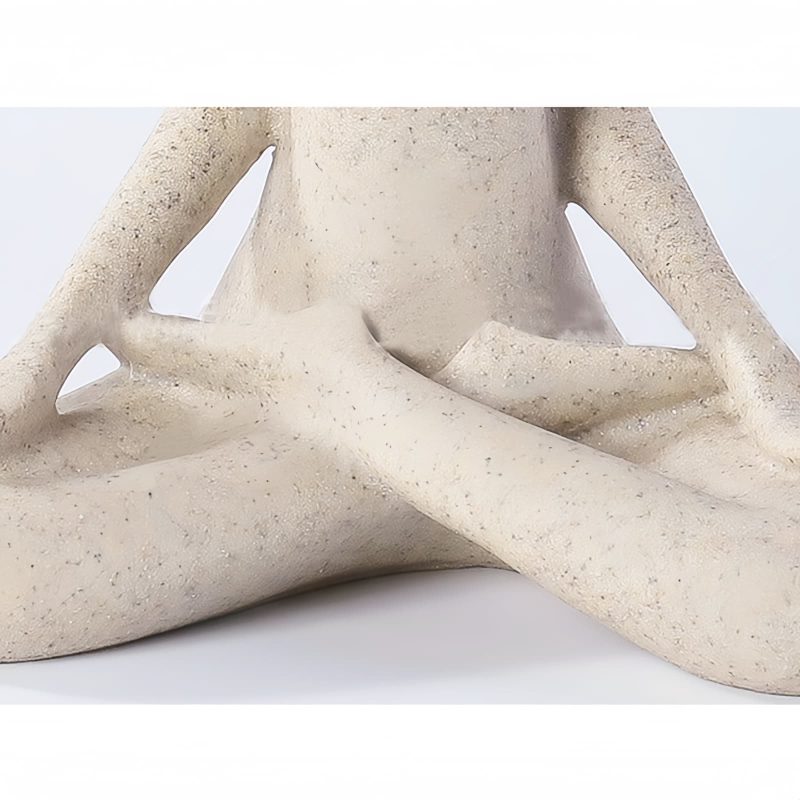 Figura de Yoga de Resina Espiritual Spiritual Resin Yoga Figurine Sculpture