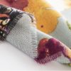 Chal Bufanda con Estampa de Mariposas y Flores Tibetanas Tibetan Butterfly Flower Print Shawl