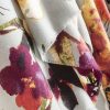 Chal Bufanda con Estampa de Mariposas y Flores Tibetanas Tibetan Butterfly Flower Print Shawl