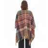 Chale Tibetano con Borlas Onduladas y Colores Vibrantes Tibetan Colorful Wavy Tassel Shawl