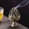 Quemador de Incienso Miniatura de Aleación de Cobre Tibetano Tibetan Copper Alloy Mini Mountain Incense Burner