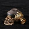Quemador de Incienso Miniatura de Aleación de Cobre Tibetano Tibetan Copper Alloy Mini Mountain Incense Burner