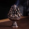 Quemador de Incienso Miniatura de Aleación de Cobre Tibetano Tibetan Copper Alloy Mini Mountain Incense Burner