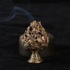 Quemador de Incienso Miniatura de Aleación de Cobre Tibetano Tibetan Copper Alloy Mini Mountain Incense Burner