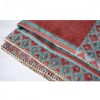 Chal de Rayas con Patrón de Diamante Tibetano Tibetan Diamond Pattern Striped Shawl