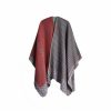 Chal de Rayas con Patrón de Diamante Tibetano Tibetan Diamond Pattern Striped Shawl