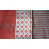 Chal de Rayas con Patrón de Diamante Tibetano Tibetan Diamond Pattern Striped Shawl