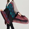 Chaleco Cálido con Patrón de Diamante Tibetano Tibetan Diamond Pattern Warm Shawl