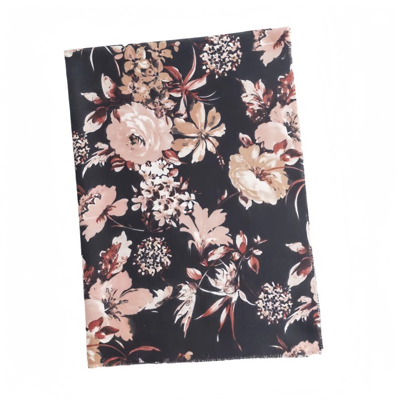 Tibeter Schal mit Blumenmuster Tibetan Floral Print Shawl