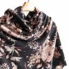 Tibeter Schal mit Blumenmuster Tibetan Floral Print Shawl