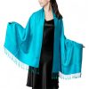 Chale Tibetano con Borlas Jacquard Tibetan Jacquard Tassel Shawl