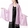 Chale Tibetano con Borlas Jacquard Tibetan Jacquard Tassel Shawl