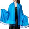 Chale Tibetano con Borlas Jacquard Tibetan Jacquard Tassel Shawl