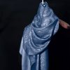 Chale Tibetano con Borlas Jacquard Tibetan Jacquard Tassel Shawl
