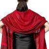 Chale Tibetano con Borlas Jacquard Tibetan Jacquard Tassel Shawl