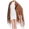 Chale Tibetano con Borlas Jacquard Tibetan Jacquard Tassel Shawl