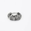 Aretes de Plata Tibetana Martillados a Mano para Protección Hand-hammered Tibetan Silver Protection Earrings