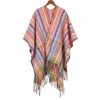 Chale Pañuelo de Rayas Tibetanas de Colores Tibetan Colorful Stripe Shawl Wrap